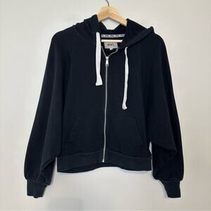 Madewell Ribbed Cocoon Hoodie Sweatshirt